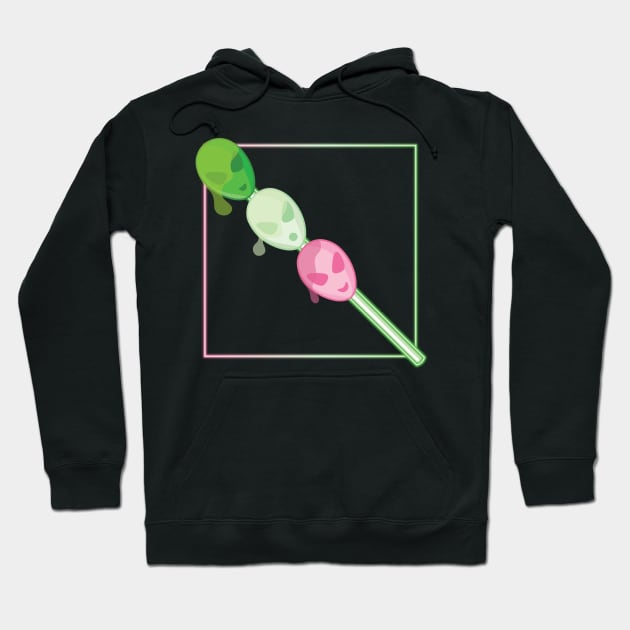 Alien Dango Hoodie by artslee